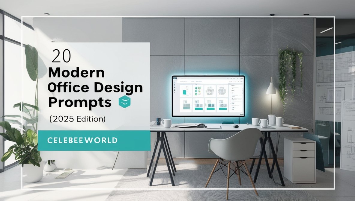 20 MidJourney Prompts for Modern Office Designs (2025 Edition)
