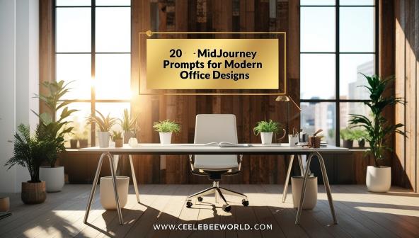 20 MidJourney Prompts for Modern Office Designs That Inspire Creativity