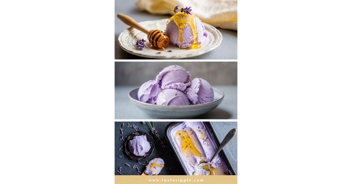 Honey Lavender Ice Cream (No Machine): Plating, Styling & Culinary Presentation Guide
